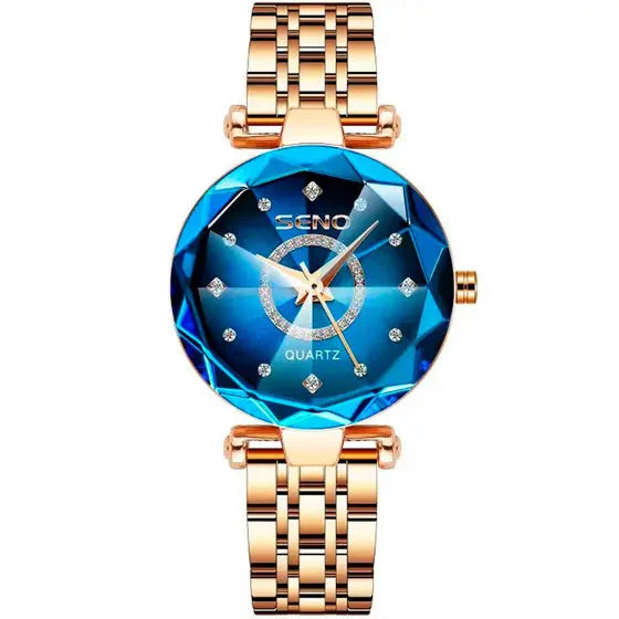 Relógio Diamante Luxo La Bella